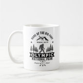 Olympic National Park Funny Travel コーヒーマグカップ (左)