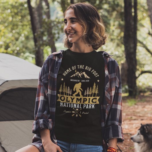 Olympic National Park Home of the Big Foot Tシャツ