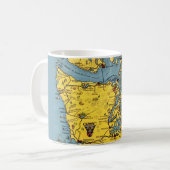 Olympic National Park Mug コーヒーマグカップ (正面左)