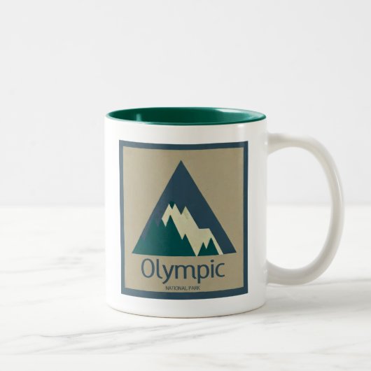 Olympic National Park Rustic ツートーンマグカップ (右)