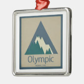 Olympic National Park Rustic メタルオーナメント (左)