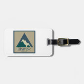 Olympic National Park Rustic ラゲッジタグ (正面横)