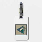 Olympic National Park Rustic ラゲッジタグ (裏面縦)