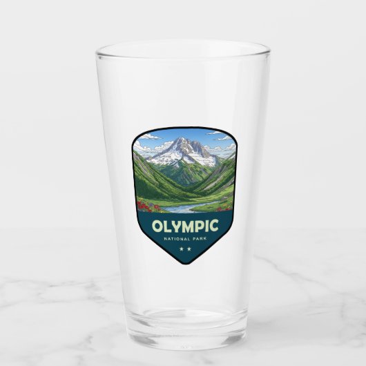 Olympic National Park Shield タンブラーグラス (正面)