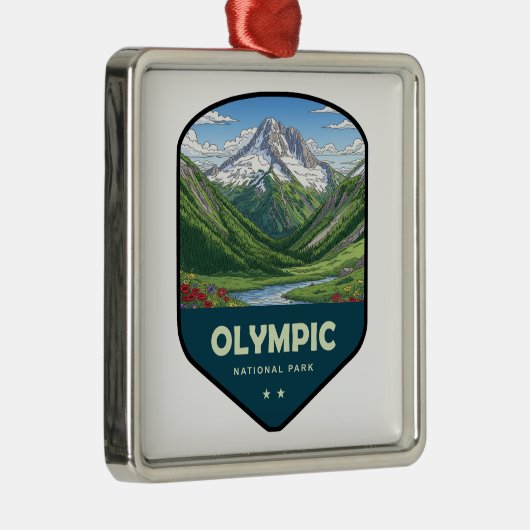 Olympic National Park Shield メタルオーナメント (右)
