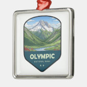 Olympic National Park Shield メタルオーナメント (左)