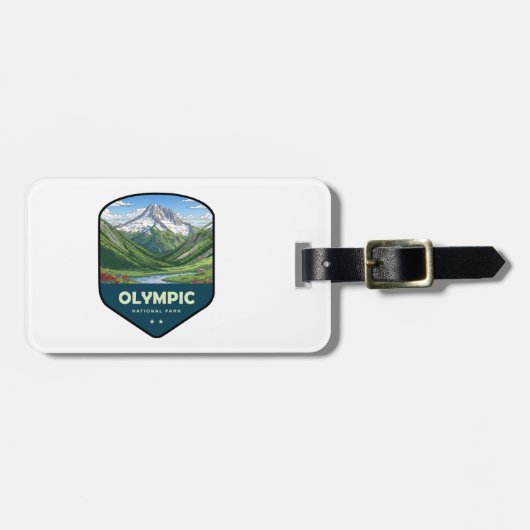 Olympic National Park Shield ラゲッジタグ (正面横)