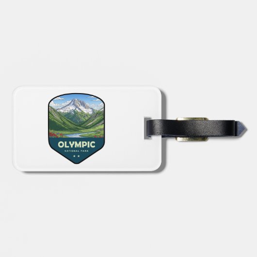 Olympic National Park Shield ラゲッジタグ (裏面横)