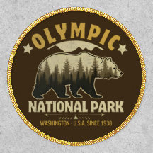 Olympic National Park Vintage Forest Landscape