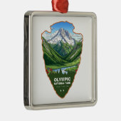 Olympic National Park Washington Arrowhead メタルオーナメント (右)