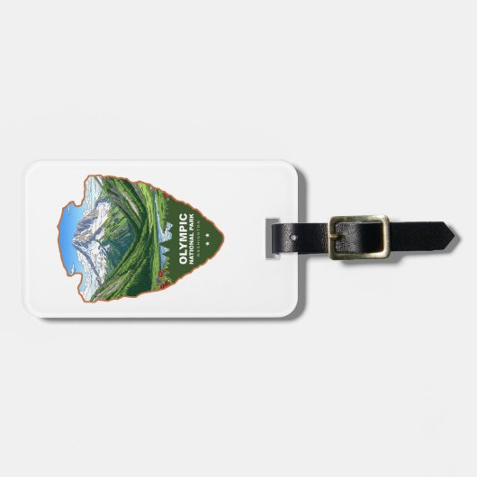 Olympic National Park Washington Arrowhead ラゲッジタグ (正面横)