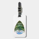 Olympic National Park Washington Arrowhead ラゲッジタグ (正面縦)