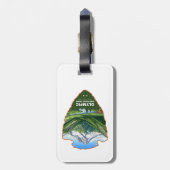 Olympic National Park Washington Arrowhead ラゲッジタグ (裏面縦)