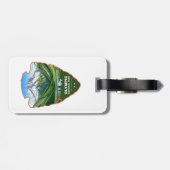 Olympic National Park Washington Arrowhead ラゲッジタグ (裏面横)