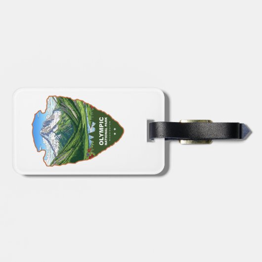 Olympic National Park Washington Arrowhead ラゲッジタグ (裏面横)