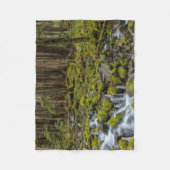 Olympic National Park, Washington State フリースブランケット (正面)