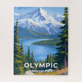 Olympic National Park | Washington Travel Art ジグソーパズル