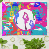 OLYMPIC SKATING  キッチンタオル (折り畳み)