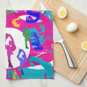 OLYMPIC SKATING  キッチンタオル (四つ折り)