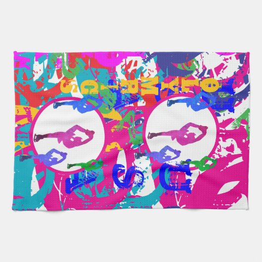 OLYMPIC SKATING  キッチンタオル (横)