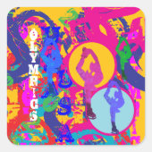 OLYMPIC SKATING  スクエアシール (正面)