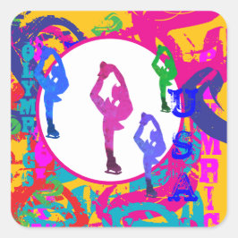 OLYMPIC SKATING  スクエアシール