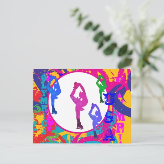 OLYMPIC SKATING  ポストカード (スタンド正面)