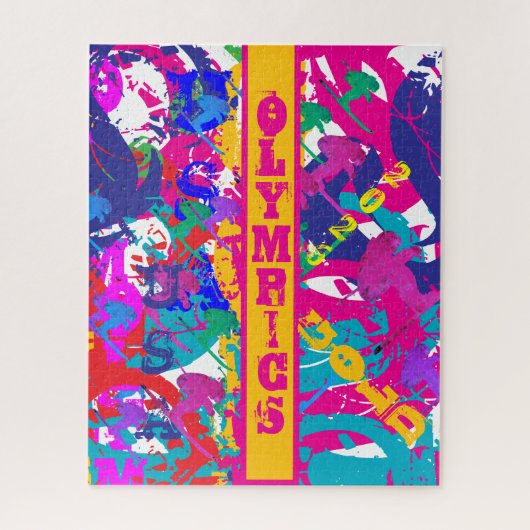 OLYMPIC SKIING ジグソーパズル (縦)