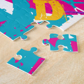 OLYMPIC SKIING ジグソーパズル (側面)