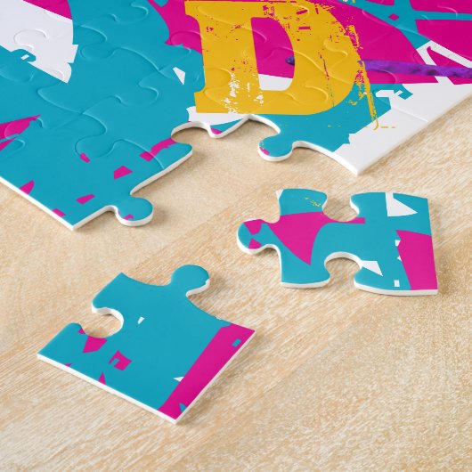 OLYMPIC SKIING ジグソーパズル (側面)