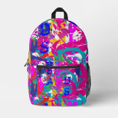 OLYMPIC SKIING プリントバックパック (正面)