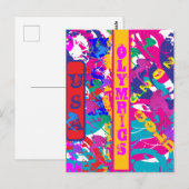 OLYMPIC SKIING ポストカード (正面/裏面)