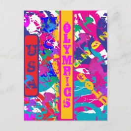 OLYMPIC SKIING ポストカード