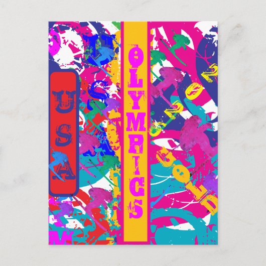 OLYMPIC SKIING ポストカード (正面)