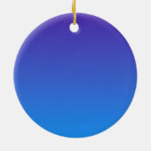 Omのはすヨガの姿勢の紫色の色相 セラミックオーナメント (裏面)