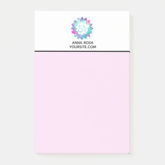 *~* Omのオウムのはすの花の曼荼羅 ポストイット (正面)