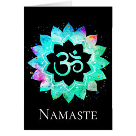 *~* OMのオウムの記号の精神的なはすの花の曼荼羅