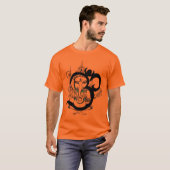OmのオレンジのTシャツ Tシャツ (正面フル)