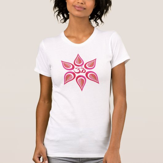 OmのモダンでしゃれているなTシャツ Tシャツ (正面)