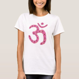 OMの信念-基づく花の花輪 Tシャツ