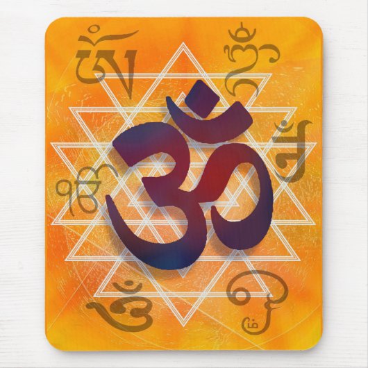 Omの多くの顔 マウスパッド (正面)