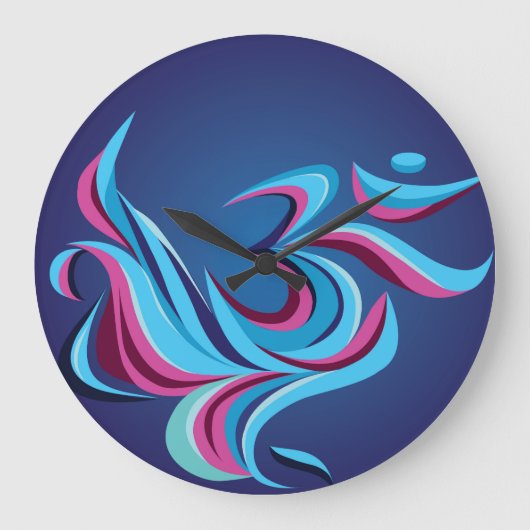 OMの永遠の音、 ラージ壁時計 (正面)