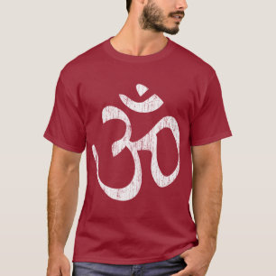 Omの白 Tシャツ