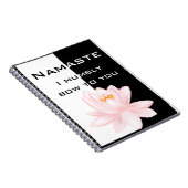 Omの記号を用いるナマステ ノートブック (右側)