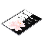 Omの記号を用いるナマステ ノートブック (左側)