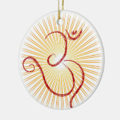 OMの記号 セラミックオーナメント (左)