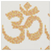 Omの記号 ファブリック (クローズアップ)