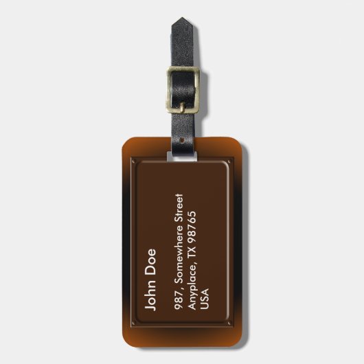 Omの記号 ラゲッジタグ (正面縦)