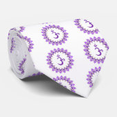 Omの記号/王冠のチャクラ ネクタイ (ロール)