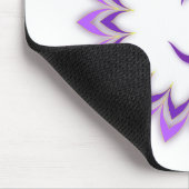 Omの記号/王冠のチャクラ マウスパッド (コーナー)